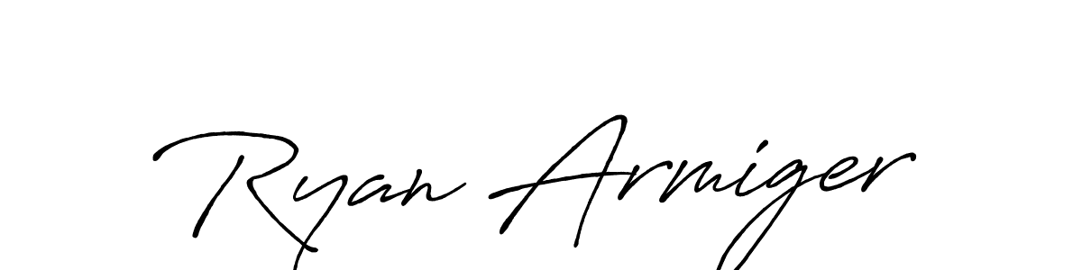 Design your own signature with our free online signature maker. With this signature software, you can create a handwritten (Antro_Vectra_Bolder) signature for name Ryan Armiger. Ryan Armiger signature style 7 images and pictures png