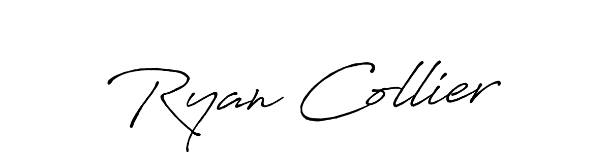 Also You can easily find your signature by using the search form. We will create Ryan Collier name handwritten signature images for you free of cost using Antro_Vectra_Bolder sign style. Ryan Collier signature style 7 images and pictures png