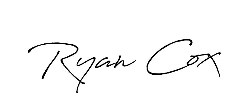 How to make Ryan Cox signature? Antro_Vectra_Bolder is a professional autograph style. Create handwritten signature for Ryan Cox name. Ryan Cox signature style 7 images and pictures png