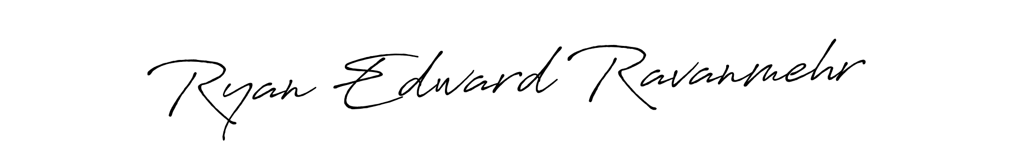 Once you've used our free online signature maker to create your best signature Antro_Vectra_Bolder style, it's time to enjoy all of the benefits that Ryan Edward Ravanmehr name signing documents. Ryan Edward Ravanmehr signature style 7 images and pictures png