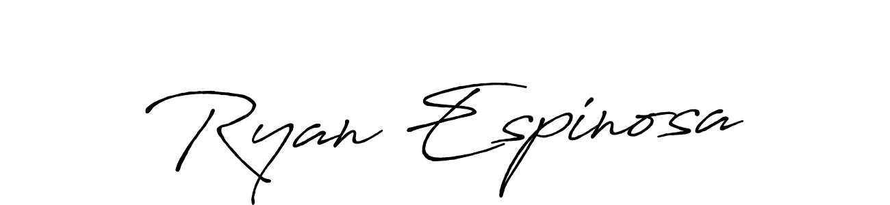 Antro_Vectra_Bolder is a professional signature style that is perfect for those who want to add a touch of class to their signature. It is also a great choice for those who want to make their signature more unique. Get Ryan Espinosa name to fancy signature for free. Ryan Espinosa signature style 7 images and pictures png