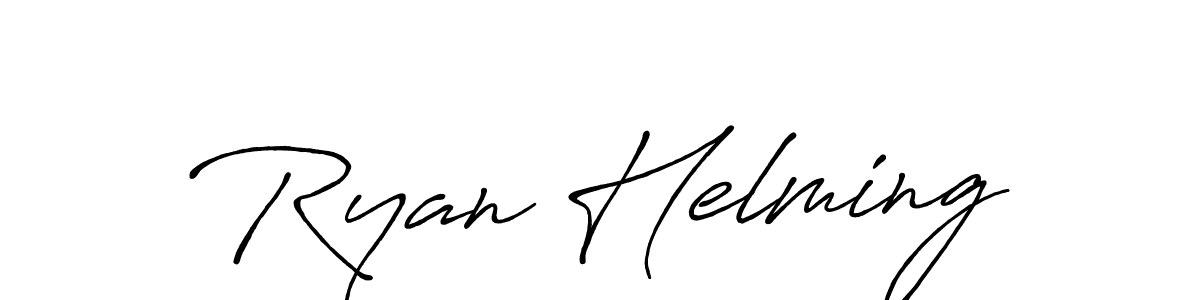 Best and Professional Signature Style for Ryan Helming. Antro_Vectra_Bolder Best Signature Style Collection. Ryan Helming signature style 7 images and pictures png