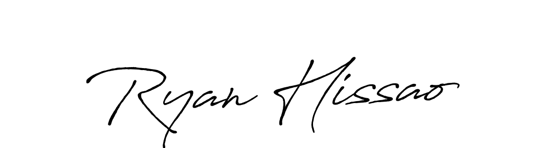 Similarly Antro_Vectra_Bolder is the best handwritten signature design. Signature creator online .You can use it as an online autograph creator for name Ryan Hissao. Ryan Hissao signature style 7 images and pictures png