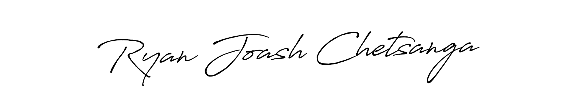 Ryan Joash Chetsanga stylish signature style. Best Handwritten Sign (Antro_Vectra_Bolder) for my name. Handwritten Signature Collection Ideas for my name Ryan Joash Chetsanga. Ryan Joash Chetsanga signature style 7 images and pictures png