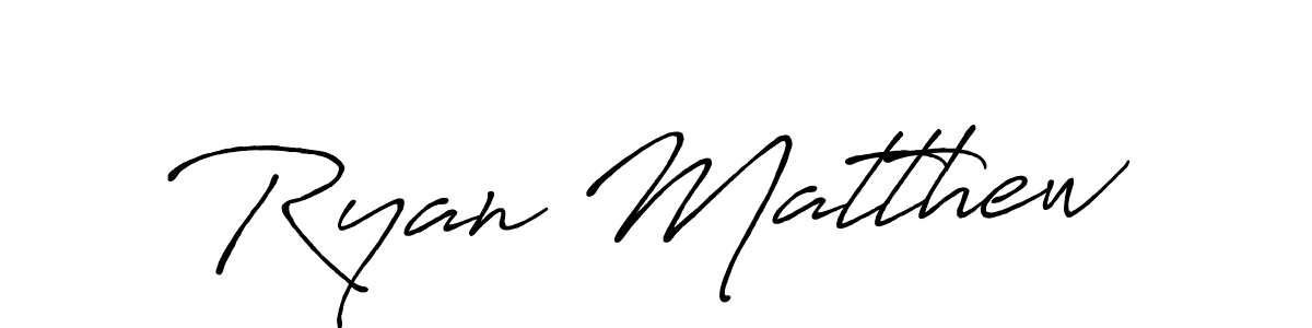 You should practise on your own different ways (Antro_Vectra_Bolder) to write your name (Ryan Matthew) in signature. don't let someone else do it for you. Ryan Matthew signature style 7 images and pictures png