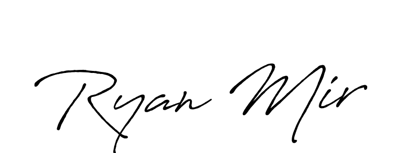 How to Draw Ryan Mir signature style? Antro_Vectra_Bolder is a latest design signature styles for name Ryan Mir. Ryan Mir signature style 7 images and pictures png