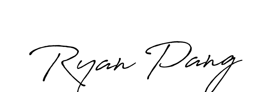 How to Draw Ryan Pang signature style? Antro_Vectra_Bolder is a latest design signature styles for name Ryan Pang. Ryan Pang signature style 7 images and pictures png