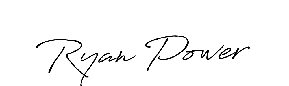 Also we have Ryan Power name is the best signature style. Create professional handwritten signature collection using Antro_Vectra_Bolder autograph style. Ryan Power signature style 7 images and pictures png