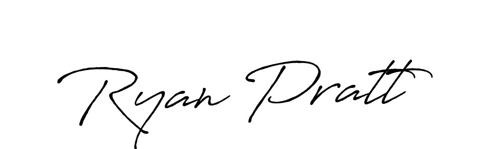 Make a beautiful signature design for name Ryan Pratt. With this signature (Antro_Vectra_Bolder) style, you can create a handwritten signature for free. Ryan Pratt signature style 7 images and pictures png