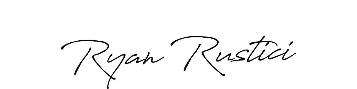 Use a signature maker to create a handwritten signature online. With this signature software, you can design (Antro_Vectra_Bolder) your own signature for name Ryan Rustici. Ryan Rustici signature style 7 images and pictures png