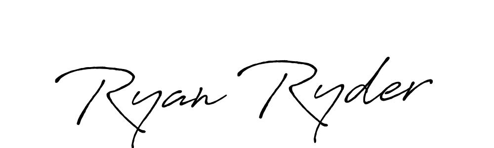 Create a beautiful signature design for name Ryan Ryder. With this signature (Antro_Vectra_Bolder) fonts, you can make a handwritten signature for free. Ryan Ryder signature style 7 images and pictures png