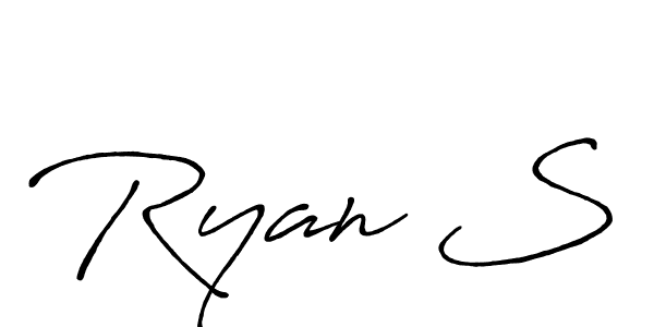 This is the best signature style for the Ryan S name. Also you like these signature font (Antro_Vectra_Bolder). Mix name signature. Ryan S signature style 7 images and pictures png