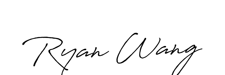 It looks lik you need a new signature style for name Ryan Wang. Design unique handwritten (Antro_Vectra_Bolder) signature with our free signature maker in just a few clicks. Ryan Wang signature style 7 images and pictures png