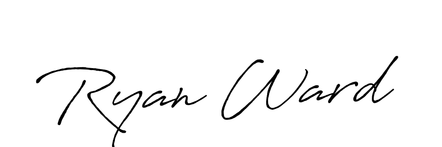 Create a beautiful signature design for name Ryan Ward. With this signature (Antro_Vectra_Bolder) fonts, you can make a handwritten signature for free. Ryan Ward signature style 7 images and pictures png