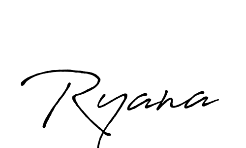 The best way (Antro_Vectra_Bolder) to make a short signature is to pick only two or three words in your name. The name Ryana include a total of six letters. For converting this name. Ryana signature style 7 images and pictures png
