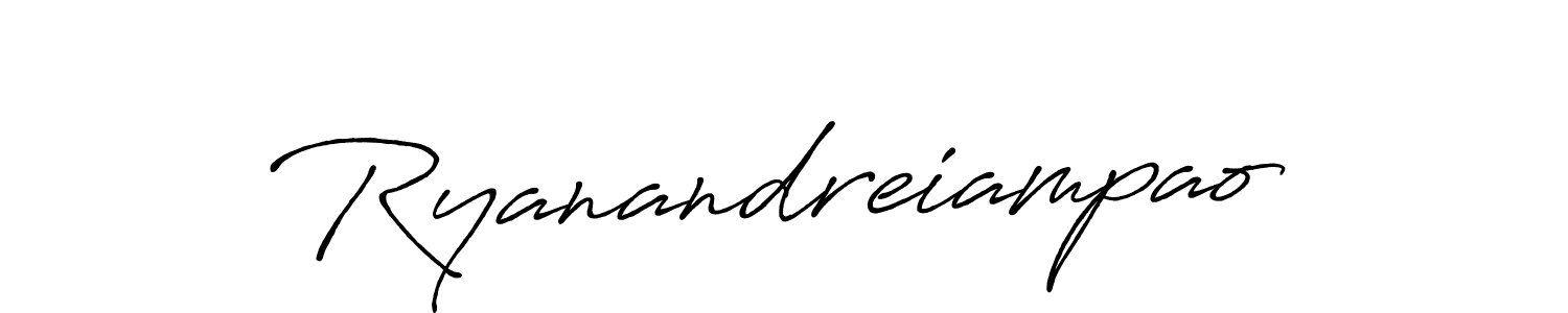 Make a beautiful signature design for name Ryanandreiampao. With this signature (Antro_Vectra_Bolder) style, you can create a handwritten signature for free. Ryanandreiampao signature style 7 images and pictures png