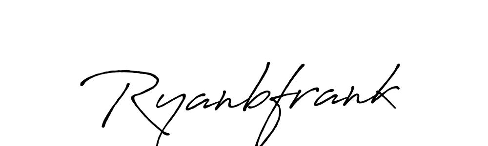 Create a beautiful signature design for name Ryanbfrank. With this signature (Antro_Vectra_Bolder) fonts, you can make a handwritten signature for free. Ryanbfrank signature style 7 images and pictures png