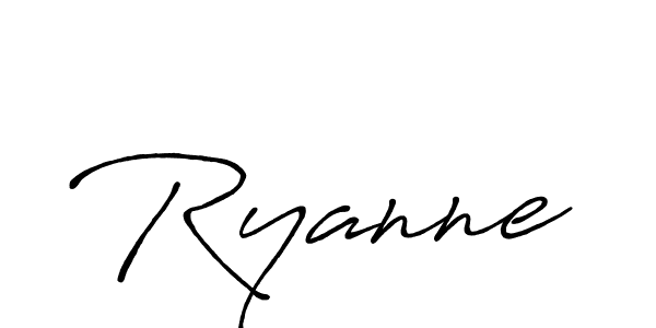 Make a beautiful signature design for name Ryanne. Use this online signature maker to create a handwritten signature for free. Ryanne signature style 7 images and pictures png