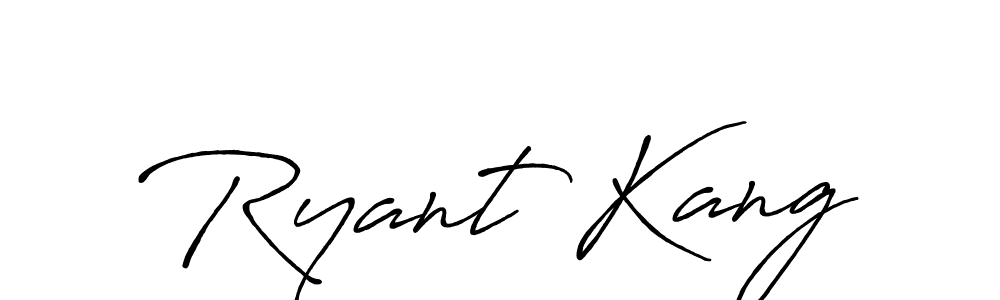 How to make Ryant Kang signature? Antro_Vectra_Bolder is a professional autograph style. Create handwritten signature for Ryant Kang name. Ryant Kang signature style 7 images and pictures png