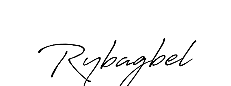 Design your own signature with our free online signature maker. With this signature software, you can create a handwritten (Antro_Vectra_Bolder) signature for name Rybagbel. Rybagbel signature style 7 images and pictures png