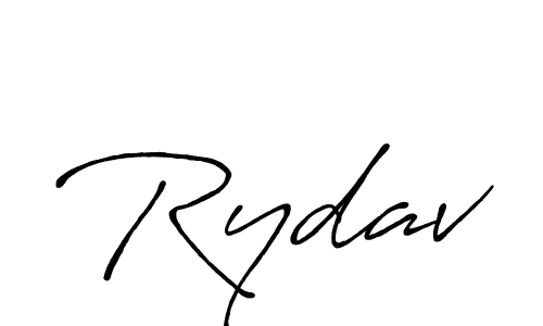 Also we have Rydav name is the best signature style. Create professional handwritten signature collection using Antro_Vectra_Bolder autograph style. Rydav signature style 7 images and pictures png