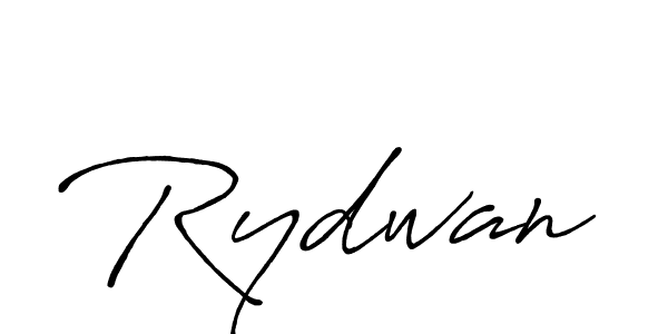 How to make Rydwan signature? Antro_Vectra_Bolder is a professional autograph style. Create handwritten signature for Rydwan name. Rydwan signature style 7 images and pictures png