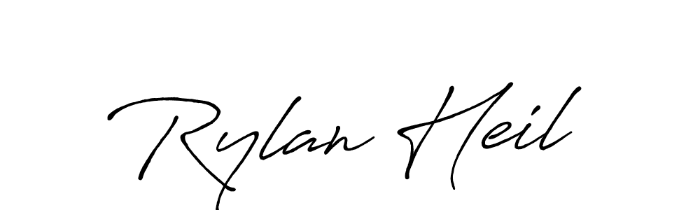 It looks lik you need a new signature style for name Rylan Heil. Design unique handwritten (Antro_Vectra_Bolder) signature with our free signature maker in just a few clicks. Rylan Heil signature style 7 images and pictures png