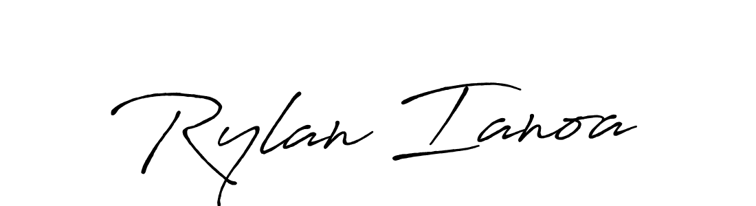 How to Draw Rylan Ianoa signature style? Antro_Vectra_Bolder is a latest design signature styles for name Rylan Ianoa. Rylan Ianoa signature style 7 images and pictures png