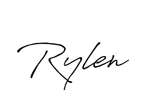 Once you've used our free online signature maker to create your best signature Antro_Vectra_Bolder style, it's time to enjoy all of the benefits that Rylen name signing documents. Rylen signature style 7 images and pictures png