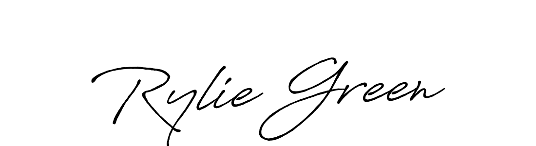 Similarly Antro_Vectra_Bolder is the best handwritten signature design. Signature creator online .You can use it as an online autograph creator for name Rylie Green. Rylie Green signature style 7 images and pictures png