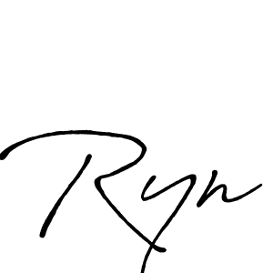 Once you've used our free online signature maker to create your best signature Antro_Vectra_Bolder style, it's time to enjoy all of the benefits that Ryn name signing documents. Ryn signature style 7 images and pictures png