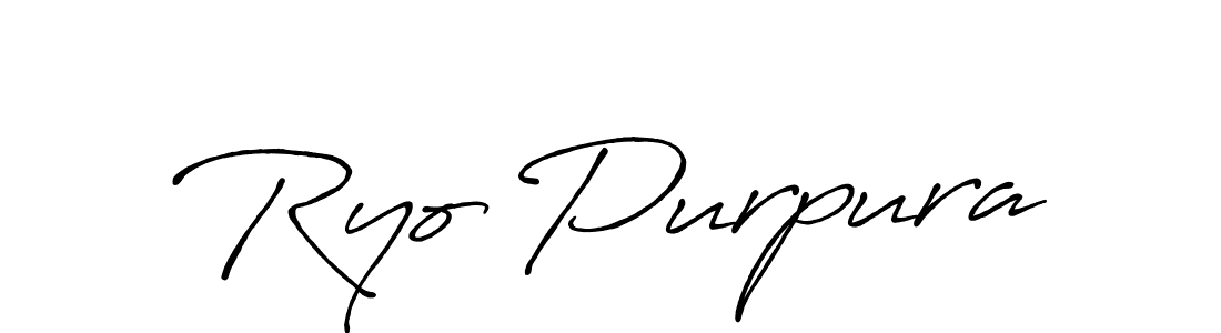Antro_Vectra_Bolder is a professional signature style that is perfect for those who want to add a touch of class to their signature. It is also a great choice for those who want to make their signature more unique. Get Ryo Purpura name to fancy signature for free. Ryo Purpura signature style 7 images and pictures png