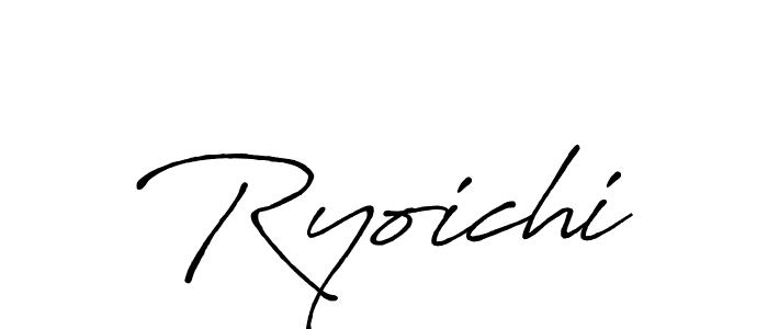 Also You can easily find your signature by using the search form. We will create Ryoichi name handwritten signature images for you free of cost using Antro_Vectra_Bolder sign style. Ryoichi signature style 7 images and pictures png