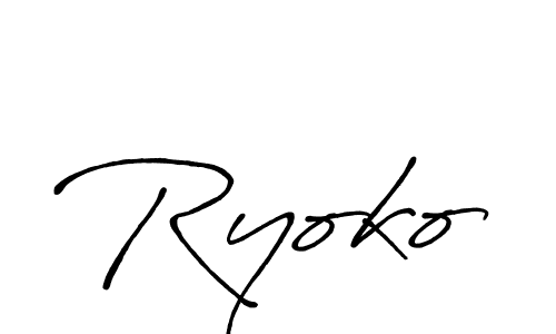 Also we have Ryoko name is the best signature style. Create professional handwritten signature collection using Antro_Vectra_Bolder autograph style. Ryoko signature style 7 images and pictures png