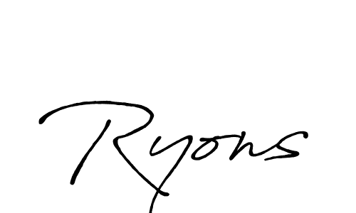 Once you've used our free online signature maker to create your best signature Antro_Vectra_Bolder style, it's time to enjoy all of the benefits that Ryons name signing documents. Ryons signature style 7 images and pictures png