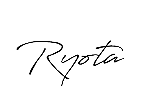 if you are searching for the best signature style for your name Ryota. so please give up your signature search. here we have designed multiple signature styles  using Antro_Vectra_Bolder. Ryota signature style 7 images and pictures png