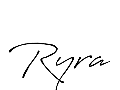 Ryra stylish signature style. Best Handwritten Sign (Antro_Vectra_Bolder) for my name. Handwritten Signature Collection Ideas for my name Ryra. Ryra signature style 7 images and pictures png