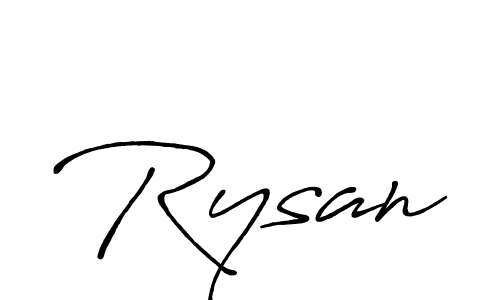 How to Draw Rysan signature style? Antro_Vectra_Bolder is a latest design signature styles for name Rysan. Rysan signature style 7 images and pictures png