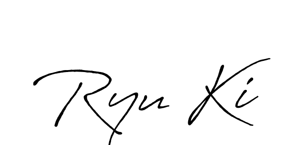 It looks lik you need a new signature style for name Ryu Ki. Design unique handwritten (Antro_Vectra_Bolder) signature with our free signature maker in just a few clicks. Ryu Ki signature style 7 images and pictures png