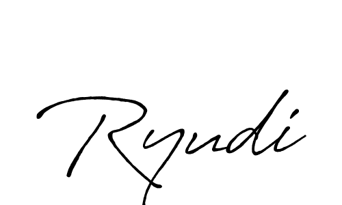 You should practise on your own different ways (Antro_Vectra_Bolder) to write your name (Ryudi) in signature. don't let someone else do it for you. Ryudi signature style 7 images and pictures png