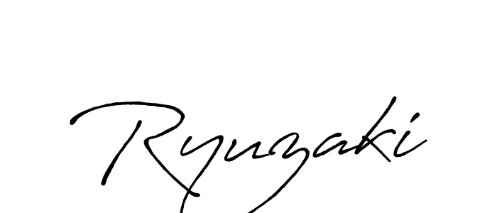 Use a signature maker to create a handwritten signature online. With this signature software, you can design (Antro_Vectra_Bolder) your own signature for name Ryuzaki. Ryuzaki signature style 7 images and pictures png