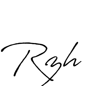 How to Draw Rzh signature style? Antro_Vectra_Bolder is a latest design signature styles for name Rzh. Rzh signature style 7 images and pictures png