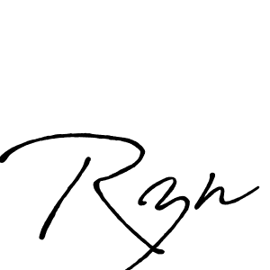 This is the best signature style for the Rzn name. Also you like these signature font (Antro_Vectra_Bolder). Mix name signature. Rzn signature style 7 images and pictures png