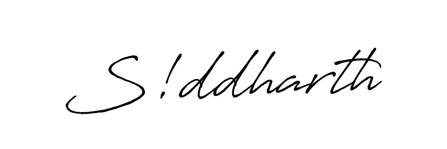 Make a beautiful signature design for name S!ddharth. With this signature (Antro_Vectra_Bolder) style, you can create a handwritten signature for free. S!ddharth signature style 7 images and pictures png
