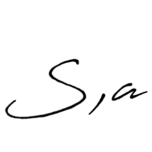 It looks lik you need a new signature style for name S,a. Design unique handwritten (Antro_Vectra_Bolder) signature with our free signature maker in just a few clicks. S,a signature style 7 images and pictures png