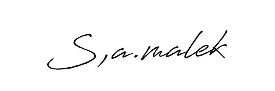 Make a short S,a.malek signature style. Manage your documents anywhere anytime using Antro_Vectra_Bolder. Create and add eSignatures, submit forms, share and send files easily. S,a.malek signature style 7 images and pictures png