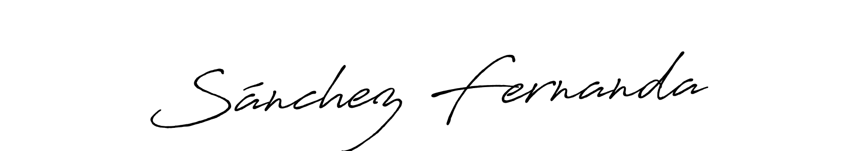 It looks lik you need a new signature style for name Sánchez Fernanda. Design unique handwritten (Antro_Vectra_Bolder) signature with our free signature maker in just a few clicks. Sánchez Fernanda signature style 7 images and pictures png