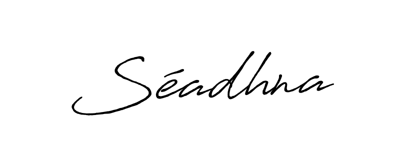 How to make Séadhna signature? Antro_Vectra_Bolder is a professional autograph style. Create handwritten signature for Séadhna name. Séadhna signature style 7 images and pictures png