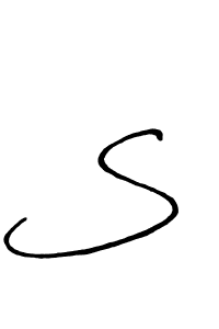 The best way (Antro_Vectra_Bolder) to make a short signature is to pick only two or three words in your name. The name S  include a total of six letters. For converting this name. S  signature style 7 images and pictures png