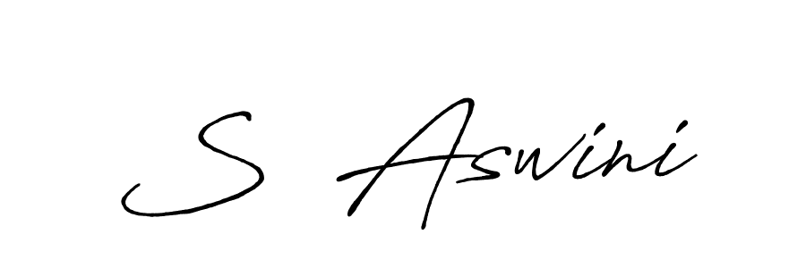 You can use this online signature creator to create a handwritten signature for the name S  Aswini. This is the best online autograph maker. S  Aswini signature style 7 images and pictures png